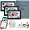 Wideodomofon Vidos 2IP ze skrzynką na listy 3 monitory WiFi M205B-X + S204B-SKM Podczerwień MicroSD